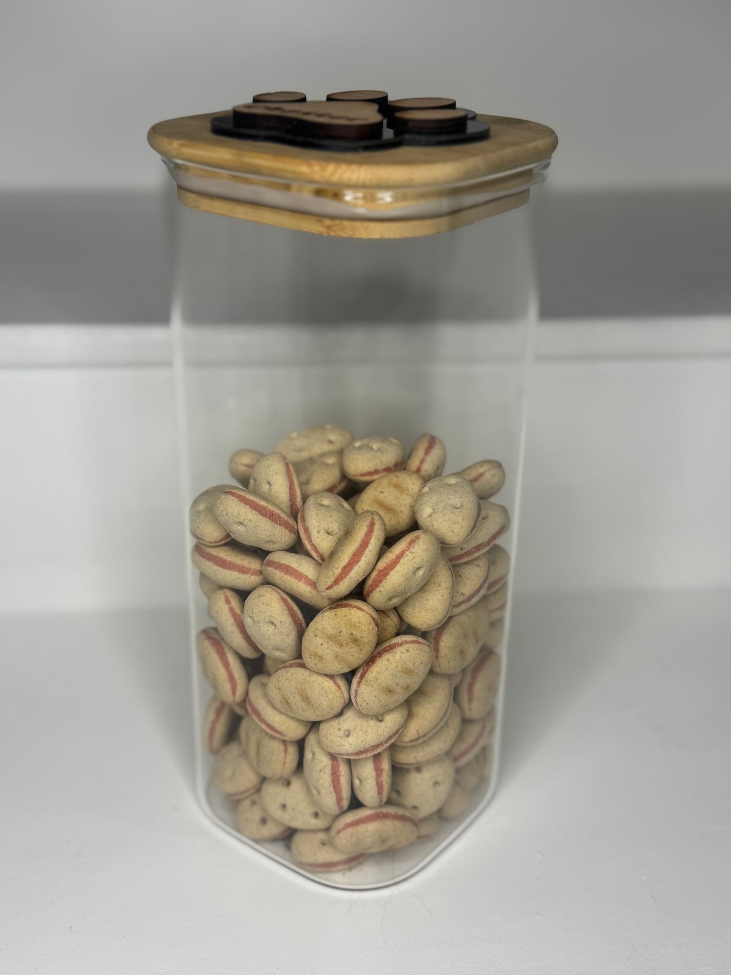 Personalised dog treat jar