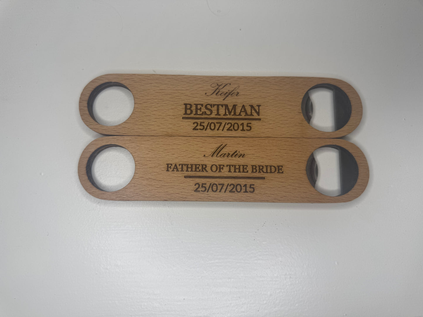 Personalised Wedding Party Bottle Openers