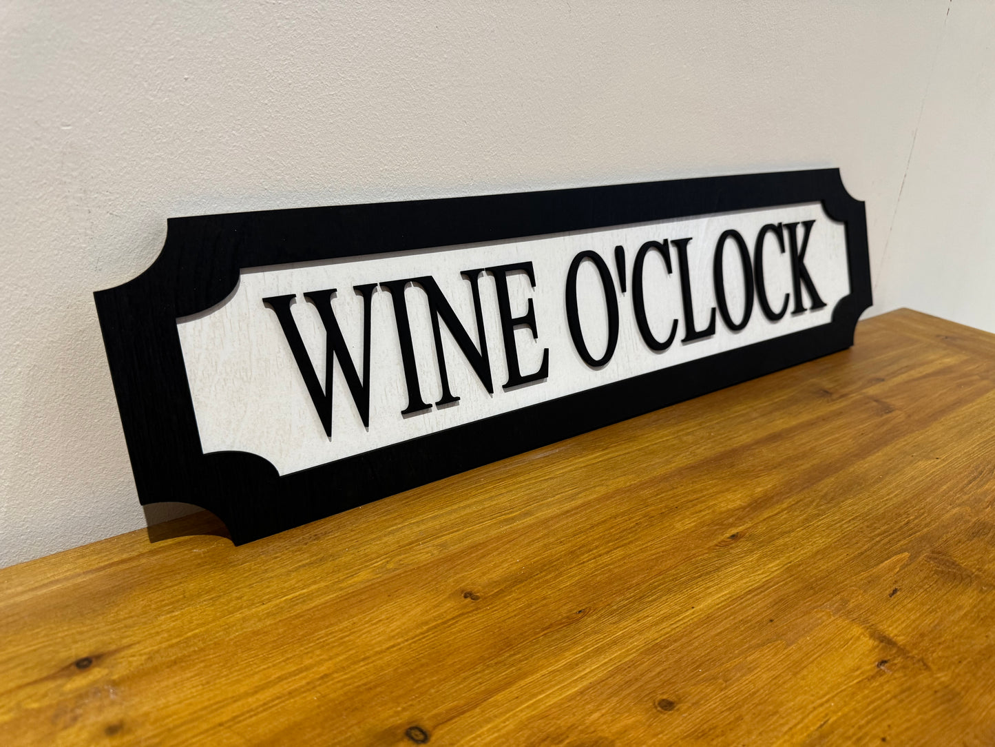 Wine O'clock | sign | Indoor sign
