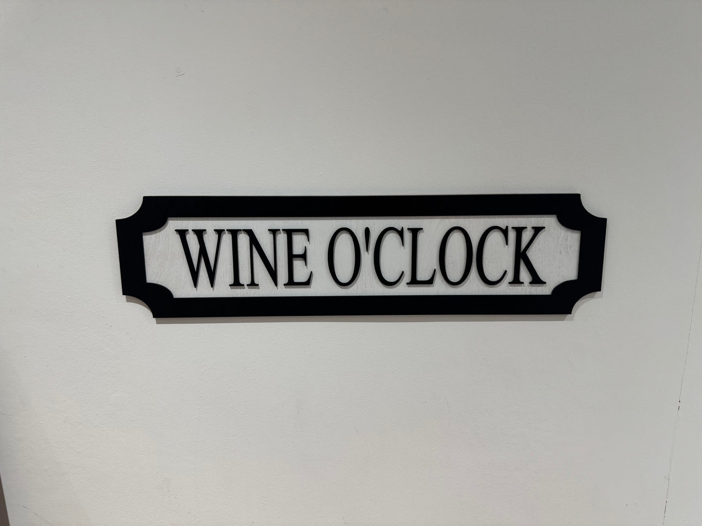 Wine O'clock | sign | Indoor sign