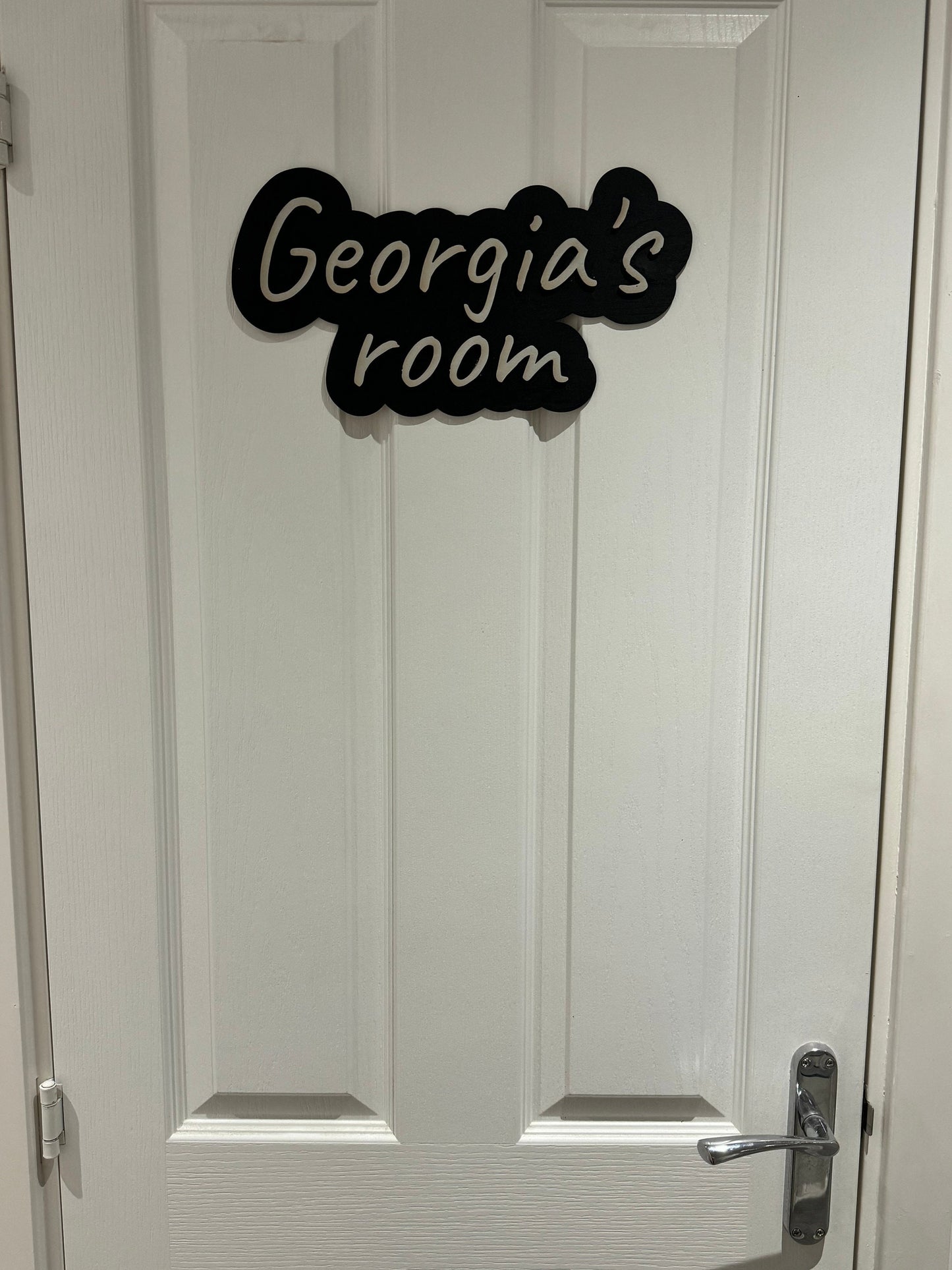 Child’s room sign, bedroom, personal, name