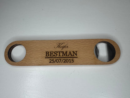 Personalised Wedding Party Bottle Openers