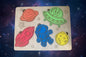 Wooden puzzle board - Space theme