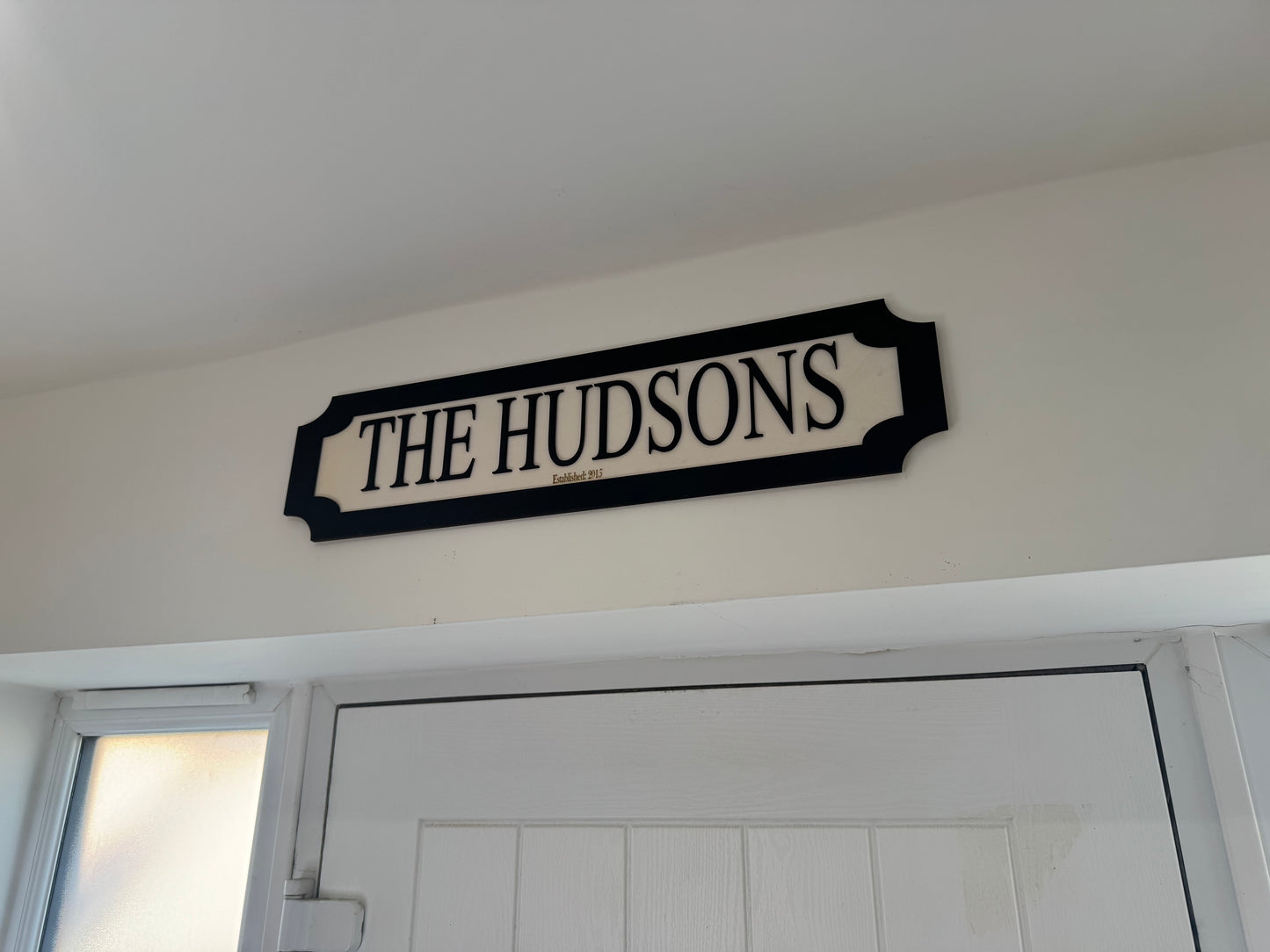 Personalised street sign | Family name sign | Indoor sign