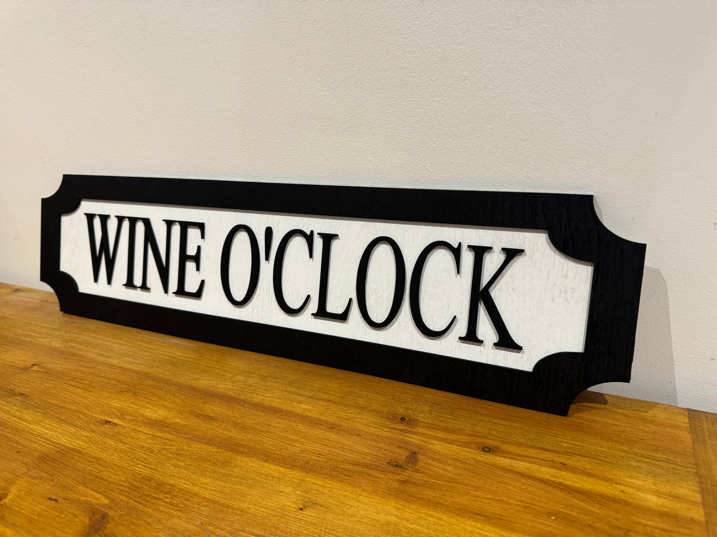 Wine O'clock | sign | Indoor sign
