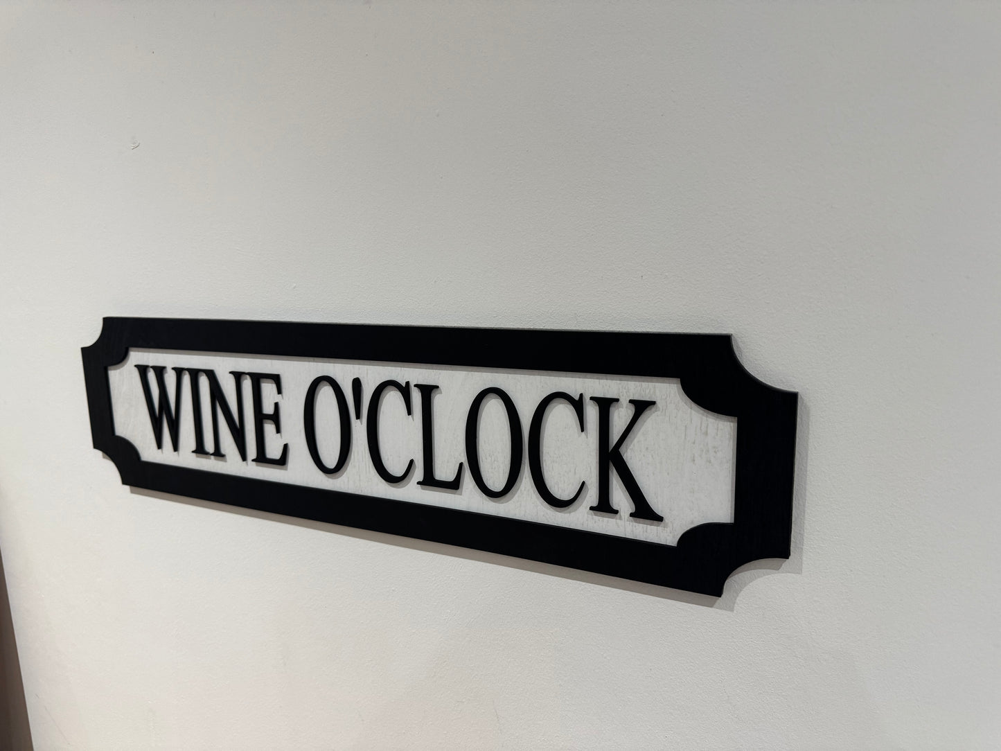Wine O'clock | sign | Indoor sign
