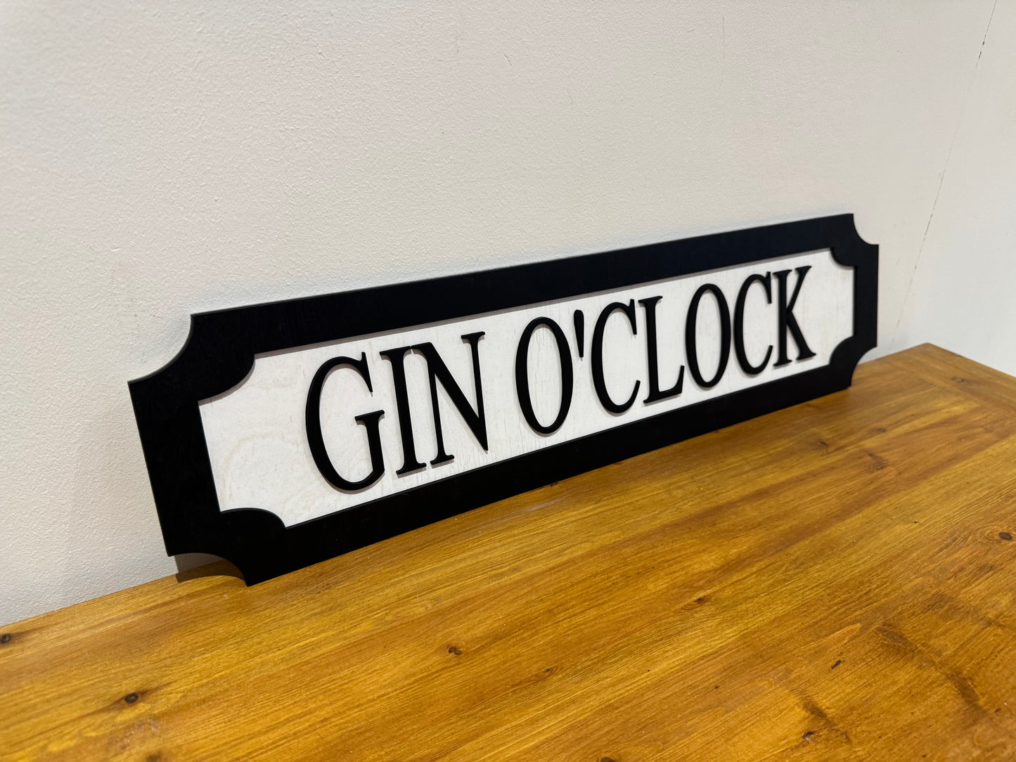 Gin O'clock | sign | Indoor sign