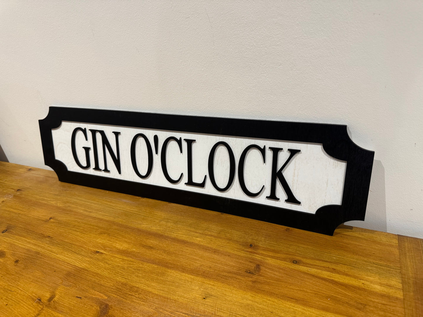 Gin O'clock | sign | Indoor sign