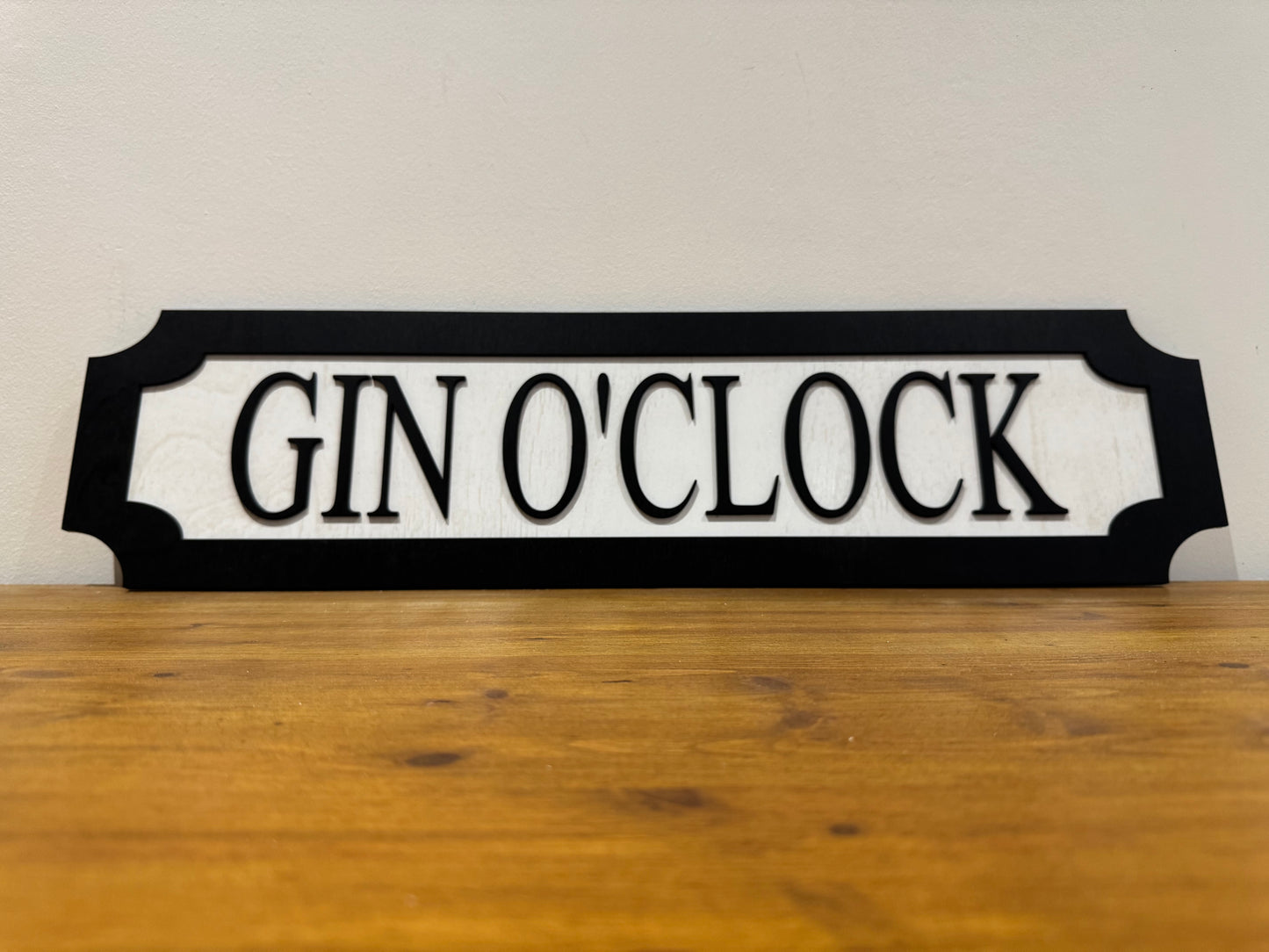 Gin O'clock | sign | Indoor sign