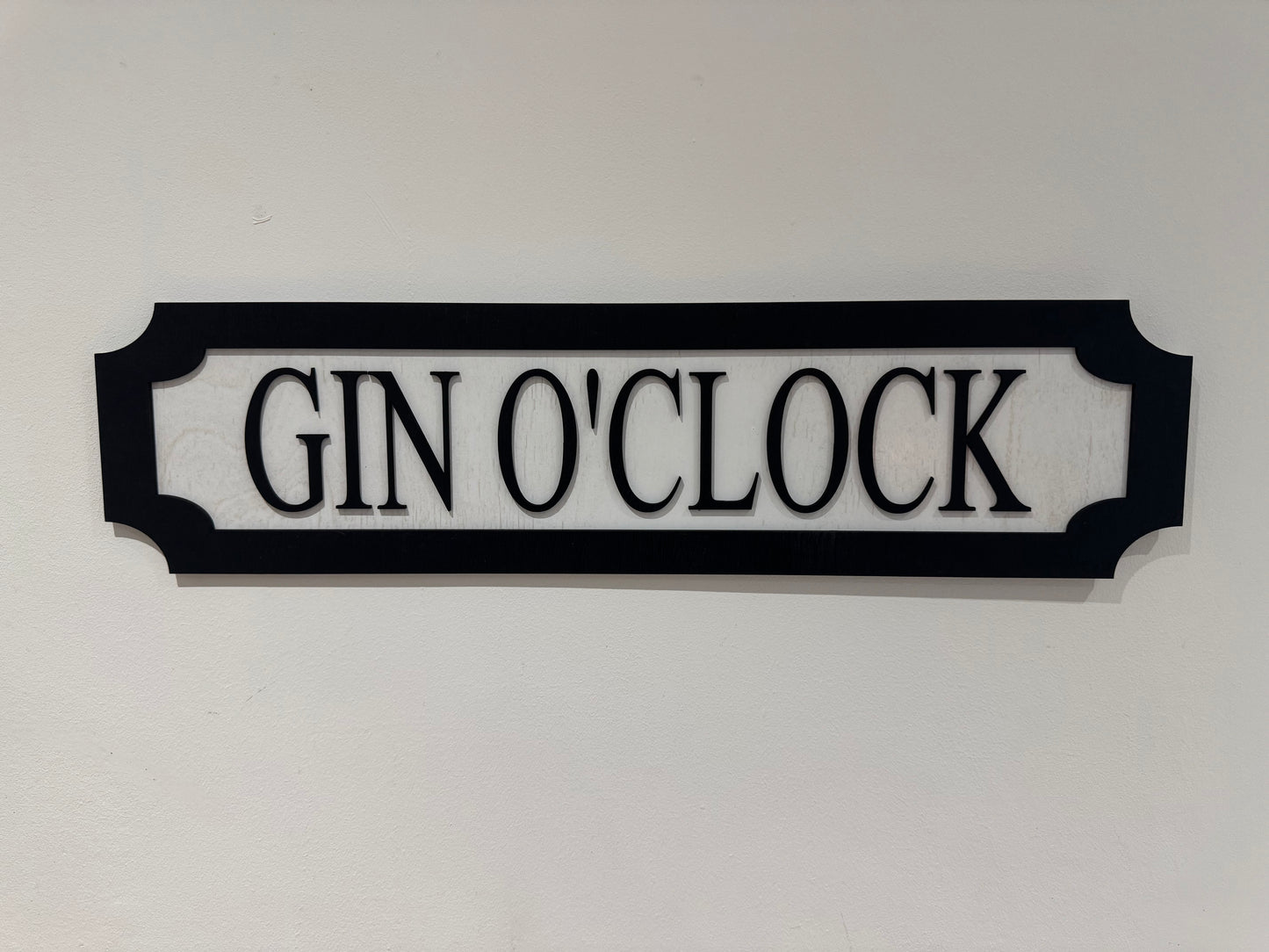 Gin O'clock | sign | Indoor sign