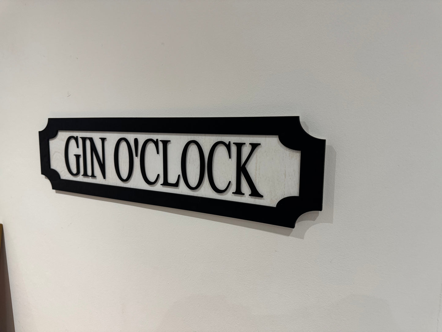 Gin O'clock | sign | Indoor sign