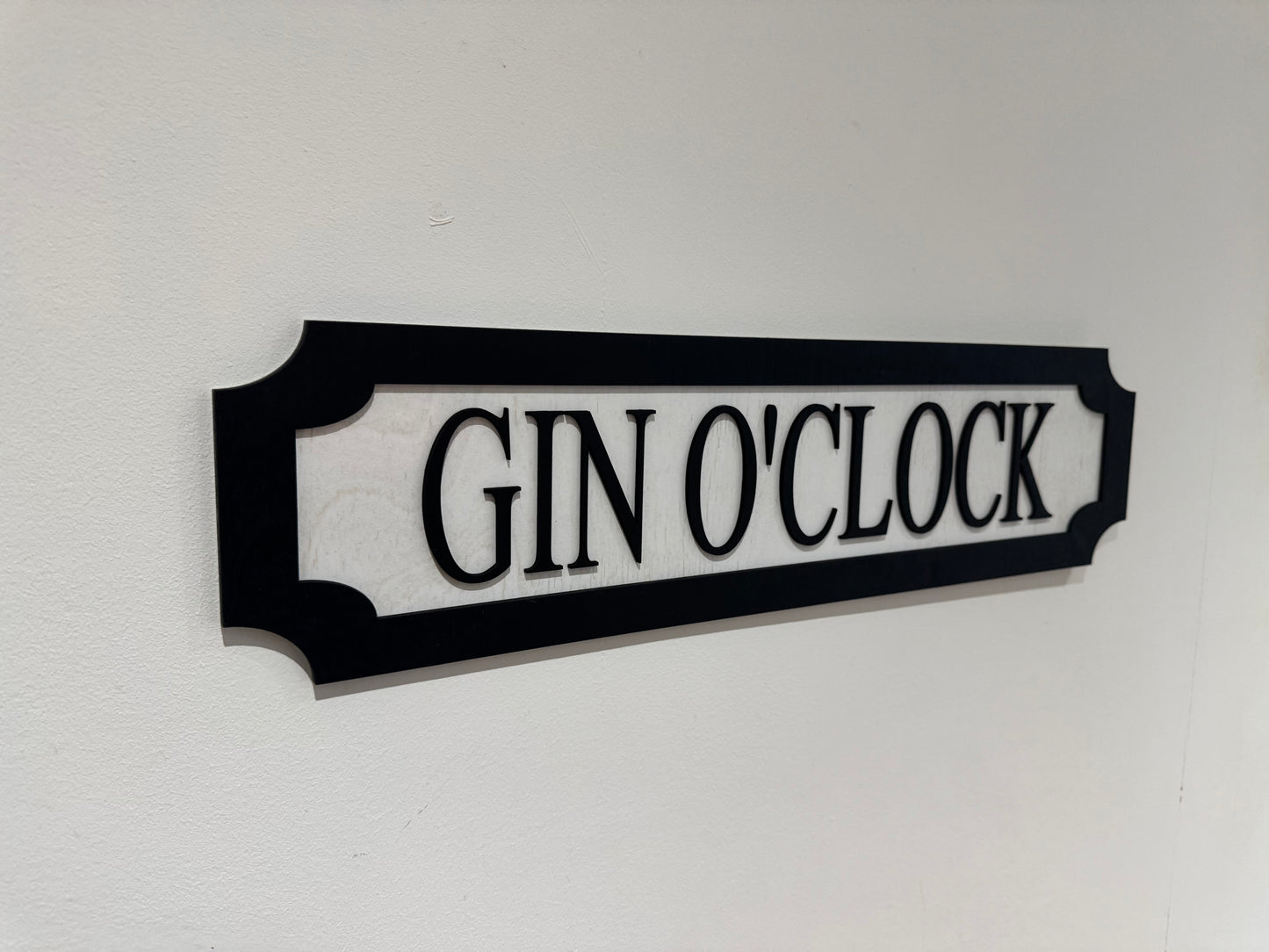 Gin O'clock | sign | Indoor sign