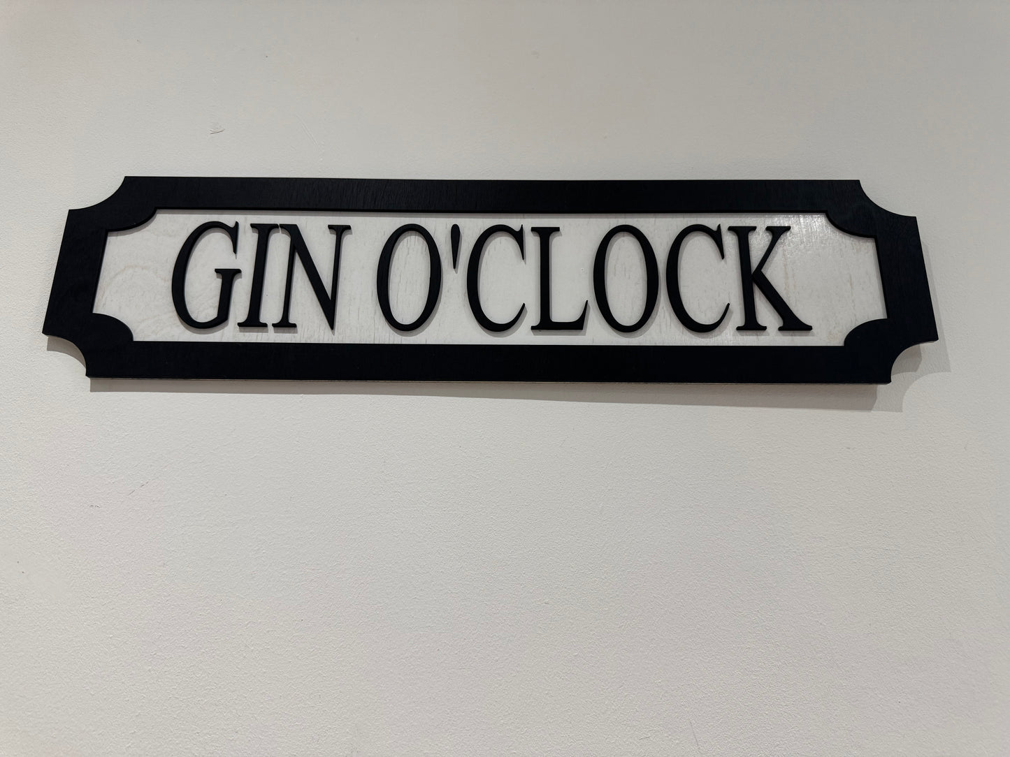 Gin O'clock | sign | Indoor sign