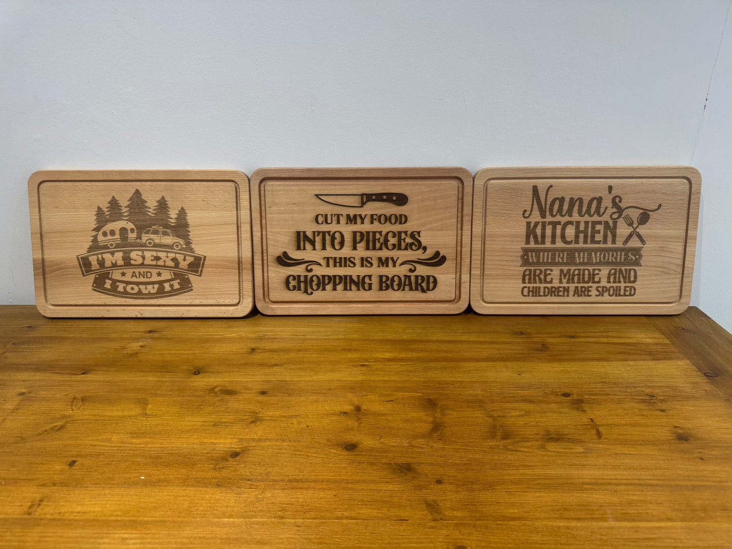 Cut my food into pieces this is my chopping board, Cutting board. Gift, birthday, anniversary, wedding, fathers day, mothers day