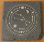Zodiac coaster. Star sign Laser engraved. Gift, Wedding, Anniversary, Birthday, Christmas