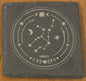 Zodiac coaster. Star sign Laser engraved. Gift, Wedding, Anniversary, Birthday, Christmas