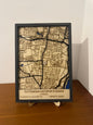 Wooden Tottenham Hotspur stadium 3D map. Football, Gift, birthday, anniversary, Father’s Day, valentines, wedding