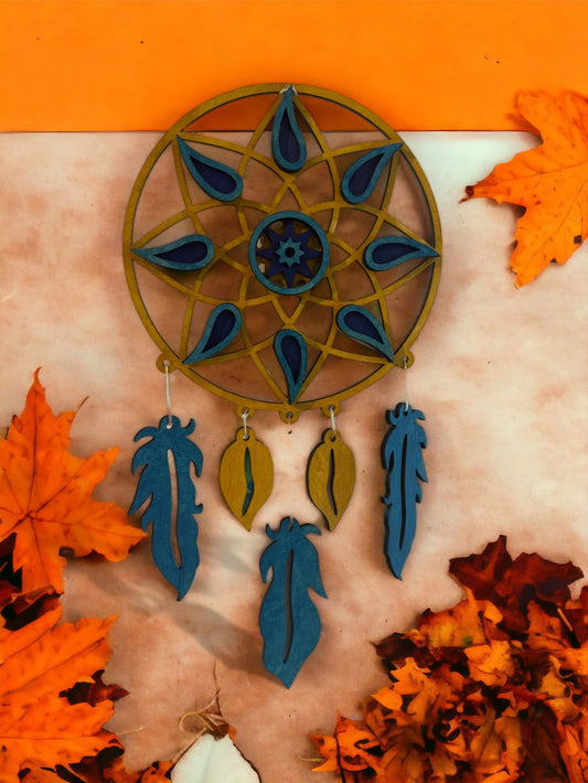 Wooden Mandala Dreamcatcher