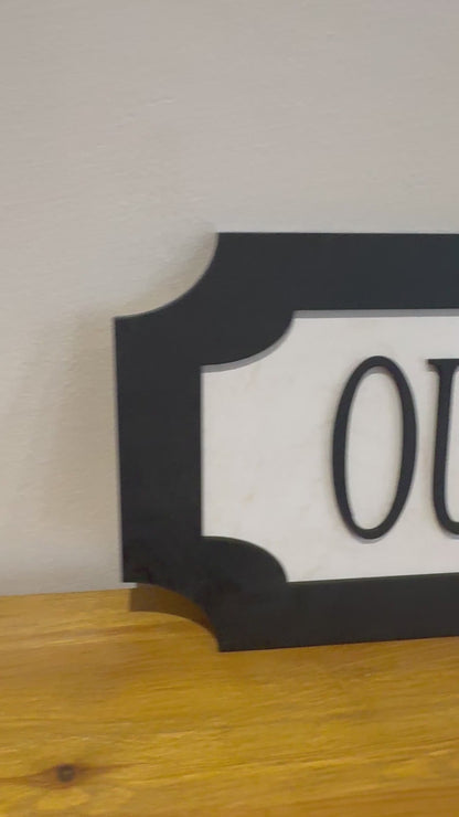 Our happy place | sign | Indoor sign
