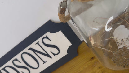 Personalised street sign | Family name sign | Indoor sign