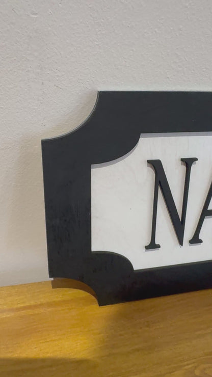 Naughty corner | sign | Indoor sign