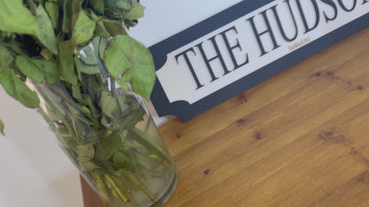 Personalised street sign | Family name sign | Indoor sign